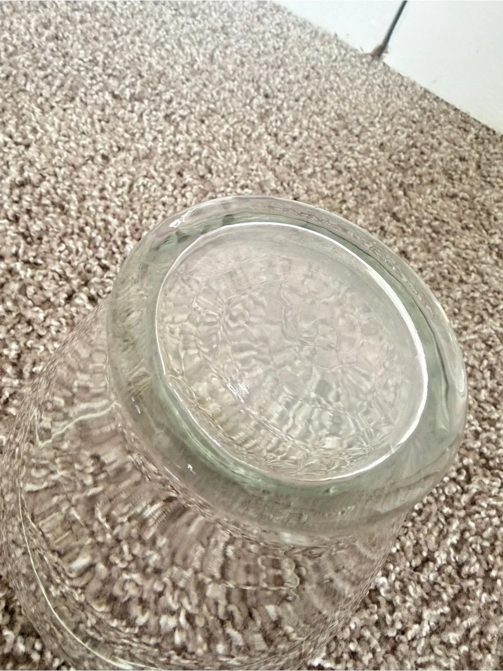 Clear Rounded Glass Vase - Minimalist Accent
